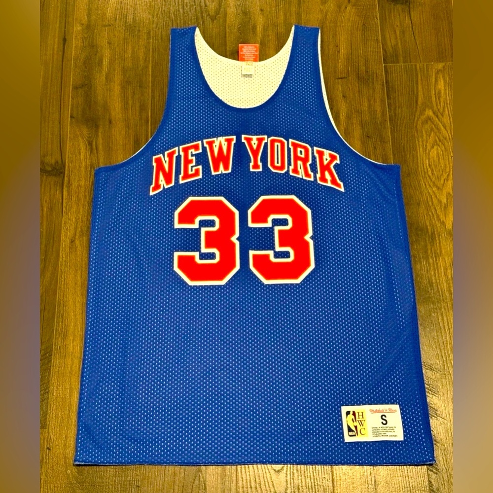 New York Knicks Mitchell & Ness Ewing #33 All Star Reversible Mesh Jersey